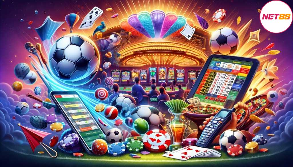 Các sản phẩm cá cược đa dạng tại Net88